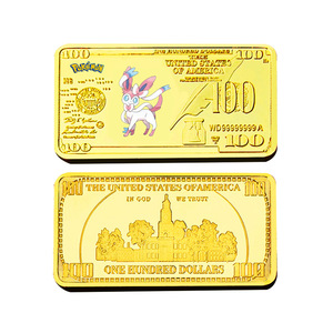 Pièces de monnaie <span class=keywords><strong>en</strong></span> or <span class=keywords><strong>Pokémon</strong></span> d'anime japonais <span class=keywords><strong>les</strong></span> plus vendues : Série Ibilibili, pièces commémoratives carrées <span class=keywords><strong>en</strong></span> métal, parfaites pour <span class=keywords><strong>les</strong></span> cadeaux - Product Image 3