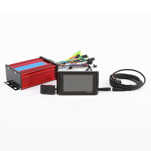 Kit de pantalla a color WXGN301 con 9 tubos rojos + kit de controlador de 9 tubos, 36V/48V/60V/72V 500W universal para scooter L897 - Product Image 4