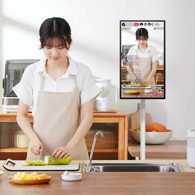 2025 New White LED Smart Rotating Screen Televiseur Smart Tv 32 Pouce Touch Display IPS Mobile Android 12 IPTV Smart TV