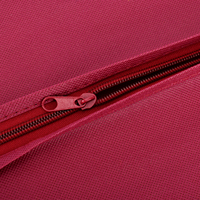 Bolsa de Embalaje para Ropa Plegable, Resistente al Polvo, con Logotipo Personalizado, de Alta Calidad, Negra, de Tela No Tejida