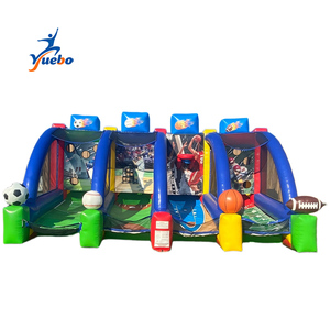<span class=keywords><strong>Jeux</strong></span> de ballon gonflables 4 en 1, jeu de football gonflable, jeu de baseball gonflable <span class=keywords><strong>avec</strong></span> souffleur pour enfants et adultes - Product Image 1