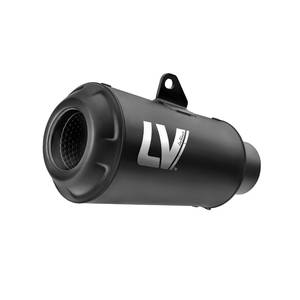 LV-10 sistema di scarico della motocicletta completamente nero per DUCATI MONSTER 797 2017-2020 modello 18846 - Product Image 3