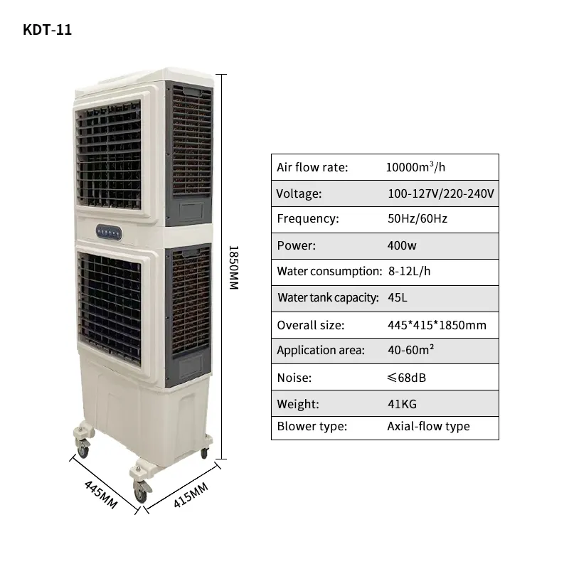 Инвертор раздельного типа aircon, полностью погружной водяной воздушный охладитель, водяной насос, центральный кондиционер для дома