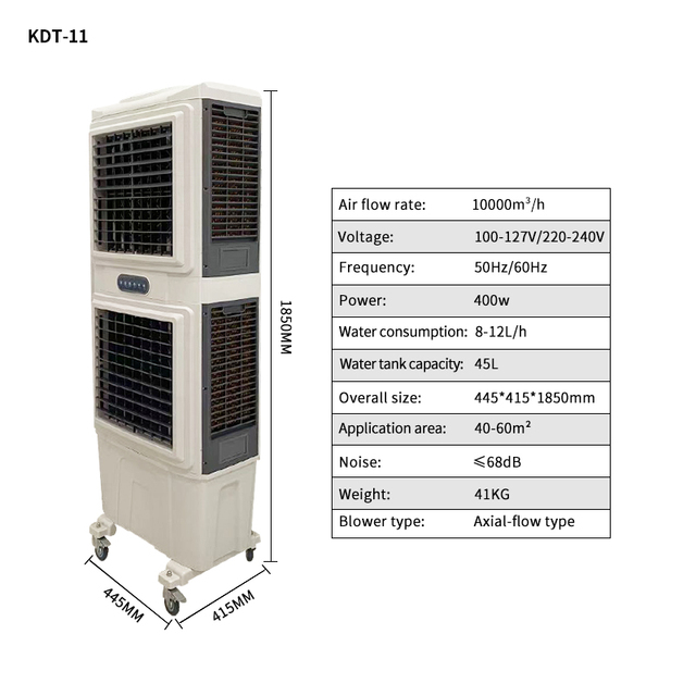 400W High Quality Hot Sale Double-layer Industry or Indoor air Cooler