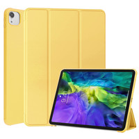 Étui pour iPad Pro 11 pouces, support pliable à trois volets, fonction veille/réveil automatique, coque arrière souple en TPU, antichoc pour iPad Pro 11