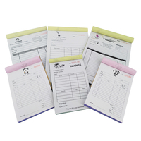 Papier copie sans carbone, papier autocopiant NCR, carnet de comptes de restaurant, facture, reçu, bill, feuille de comptabilité, carnet de commandes
