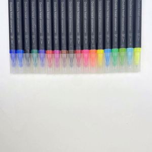 Ensemble de 12, 18, 24, 100 couleurs de marqueurs à double pointe personnalisés pour le dessin, la peinture et l'aquarelle, pour adultes et enfants - Product Image 3