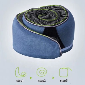 <span class=keywords><strong>Oreiller</strong></span> de voyage pour le cou et le menton, réglable, en mousse à mémoire de forme pure, le <span class=keywords><strong>meilleur</strong></span> <span class=keywords><strong>oreiller</strong></span> enveloppant pour le cou, idéal pour le bureau, l'avion et la voiture - Product Image 4