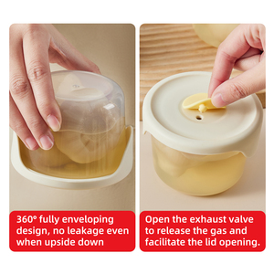 Support OEM Food Grade <strong>Silicone</strong> Cover Home &amp; Kitchen Storage <strong>Containers</strong> Pickled Vegetable Preservation Bento Lunch Box <strong>with</strong> <strong>Lid</strong> - Product Image 2