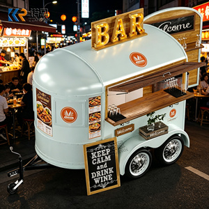Remorque de restauration Fast Horse Box avec joint d'étanchéité, protection contre la poussière et les insectes, intérieur propre et climatiseur - Product Image 1