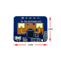Módulo de sensor de movimiento humano Hi-Link de alta sensibilidad, nuevo MM Wave, 24G mmWave, para reemplazar PIR