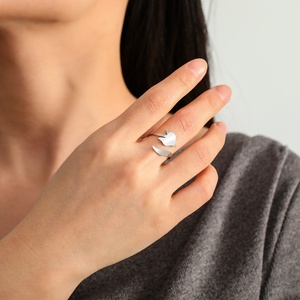 <strong>Long</strong> Tail Fox Open <strong>Ring</strong> Casual Cute Fashion Animal Resizable <strong>Finger</strong> <strong>Rings</strong> Stainless Steel Jewelry Birthday Gift for Women Men - Product Image 4
