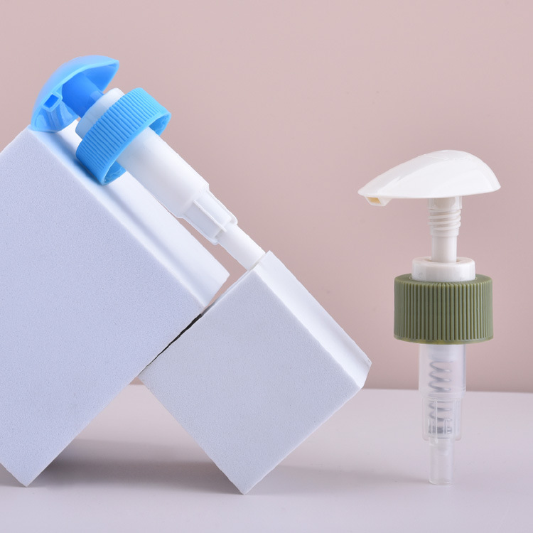 Manufacturers Flat Mouth Thread Emulsion Pump Head Rotary Switch Hand Sanitizer/body Wash Plastic Emulsion Pump