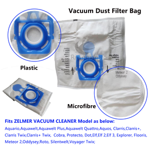 Großhandel Mikrofaser Vlies-Staubbeutel für ZVCA100B Staubsauger Teile Zubehör Ersatzteile - Product Image 3