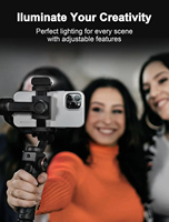 Stabilisateur Hohem M6 Kit Cardan pour Smartphone, Cardan de Téléphone 3 Axes avec Capteur de Suivi IA Magnétique