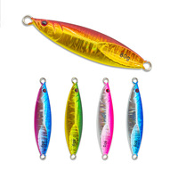 CHEERY En gros Leurre métallique en plaque de fer pour maquereau, Jig longue portée pour lancer depuis le rivage et mouvement lent, 40g 60g 80g 100g