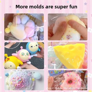 Kit de silicona DIY para hacer juguetes de arcilla a presión, divertido molde con forma de fruta, regalo antiestrés para niñas de 5 a 7 años - Product Image 4