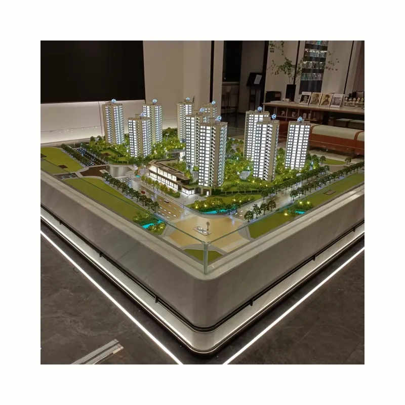 Modello in scala architettonica personalizzato per la vendita di immobili
