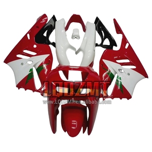 Carrosserie Pour <span class=keywords><strong>KAWASAKI</strong></span> <span class=keywords><strong>NINJA</strong></span> ZX-9R ZX 9R <span class=keywords><strong>900</strong></span> CC 9 R <span class=keywords><strong>ZX9R</strong></span> 94 95 96 97 46LQ.137 ZX900CC Blanc rouge ZX900 1994 1995 <span class=keywords><strong>1996</strong></span> 1997 Carénage - Product Image 1