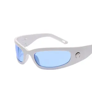 嘻哈朋克防风自行车运动眼镜gafas de sol deportivas仅限男士德国黑色酒吧意大利框架太阳镜
