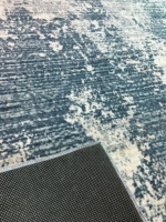 Tapis de salon moderne de luxe léger, nouveau design, imprimé en 3D, motif géométrique et abstrait, antidérapant pour un usage domestique