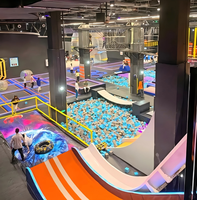 Équipement d'aire de jeux intérieure Soft Play Parc de trampoline Espace Parc d'attractions à thème Aire de jeux intérieure
