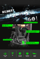 Simulateur de course spatiale VR Star simulateur vr 6 dof 3 écran jeu de voiture de course jeux à pièces machines de jeu vr 4dof motion