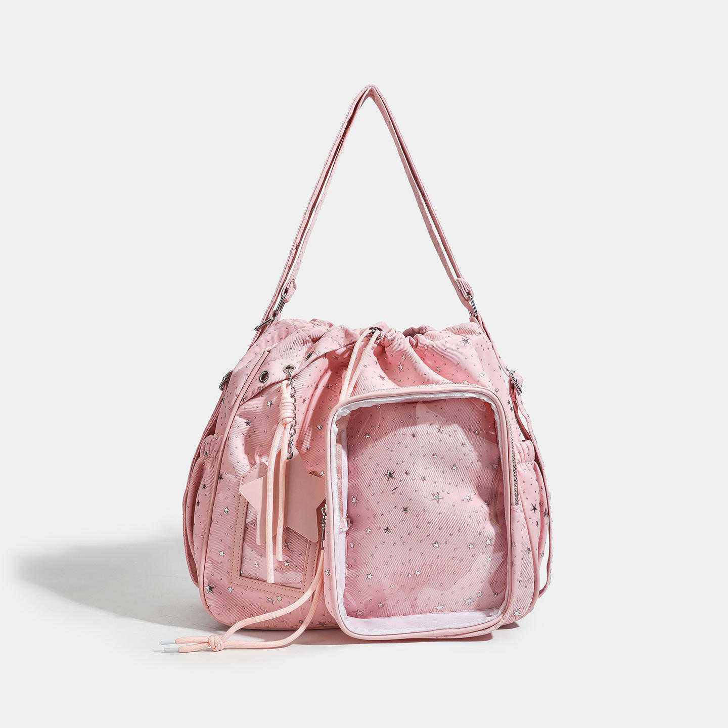 จี้รูปดาวห้าแฉกสีชมพู