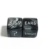 Dés amusants pour adultes, jeux de couple, jouets pour soirées coquines, dés personnalisés avec motifs sur mesure pour positions sexuelles et jeux d'amour