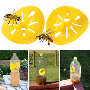 Trampa para Avispas DIY, Adaptador de <span class=keywords><strong>Botella</strong></span> de Plástico en Forma de Flor para Atrapar Avispas en el Jardín y Patio, Listo para Enviar - Product Image 1
