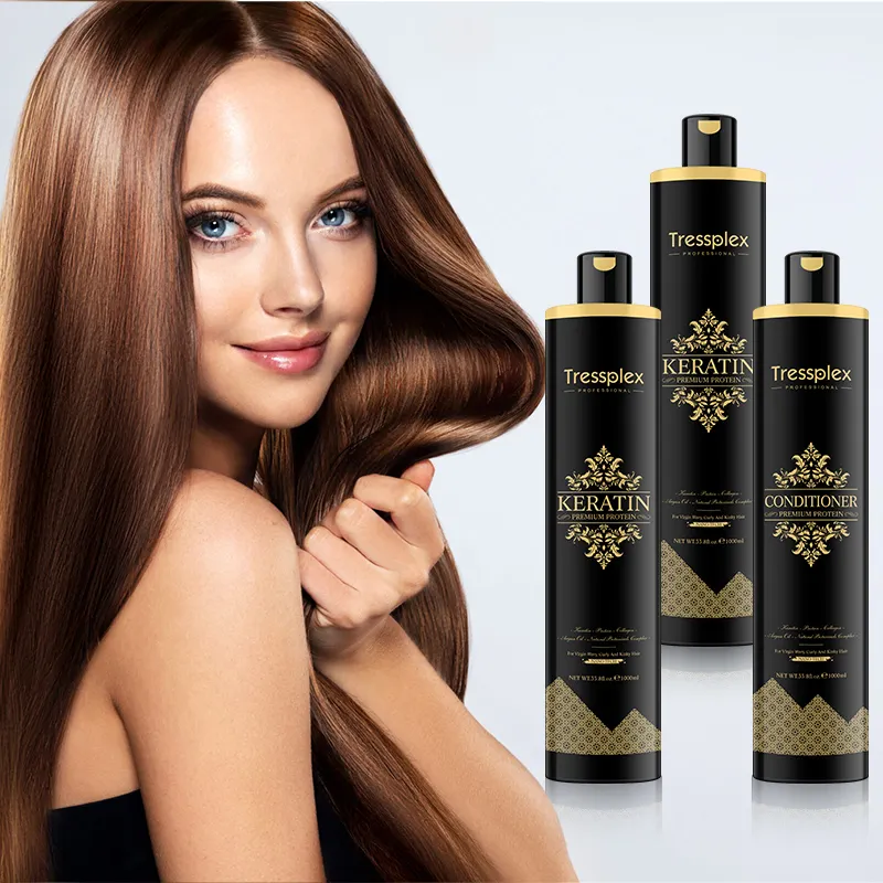 Fabrik Großhandel Keratin 1000ml Reine brasilia nische Keratin-Behandlung Glättendes Haar Keratin Arganöl Haar glättung creme