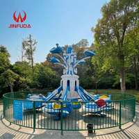 Manège à double étage autocontrôlé pour enfants, personnalisable pour fêtes foraines, équipement d'amusement extérieur de grande envergure à vendre