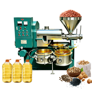เครื่องกดน้ำมันแบบอัตโนมัติขนาดใหญ่สำหรับเมล็ดฝ้าย เมล็ดทานตะวัน เมล็ดเรพซีด แบบสกัดเย็น กำลังการผลิต 75 กก./ชม. - Product Image 1