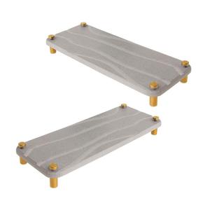 Vassoio Diatomite 2-Pack sanitari Suite lavello da cucina Organizer per articoli da bagno da banco - Product Image 2