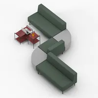 Vente en gros, meubles de bureau de haute qualité, canapé d'angle sectionnel moderne et confortable