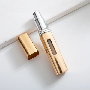 Sang Trọng 8Ml Mini Nước Hoa <span class=keywords><strong>Atomizer</strong></span> Refillable Nhôm Du Lịch Chai Với Dưới Điền Kim Loại Cơ Sở - Product Image 5