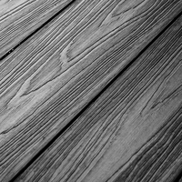 Planches de terrasse en composite bois-plastique (WPC) haut de gamme, antidérapantes, texture brossée, résistantes aux rayures, antistatiques, pour terrasses extérieures et piscines.