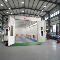 Cabine de peinture automobile infrarouge électrique sur mesure de l'usine de Guangzhou, four de séchage pour peinture automobile