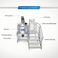 Mélangeur Homogénéisateur Gtop pour Savon Liquide et Détergent – Machine à Mélanger les Détergents Liquides