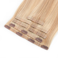 Extensions à clipser 100% cheveux humains vierges Remy, double trame sans couture, couleur claire, pointes pleines
