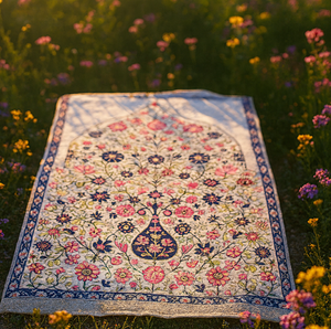 Custom Wholesale Persian Non-Slip Flannel <strong>Washable</strong> Home Islamic Prayer <strong>Rug</strong> - Product Image 3