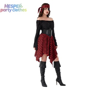 Disfraz de Pirata de TV y Cine HESPER New Feinuo para Mujer Adulta, Kit de Disfraz de Halloween para Adultos, Cosplay de TV/Cine - Product Image 3