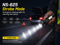 Lampe torche LED portable EDC, résistante à l'eau IP65, 7 modes d'éclairage, mise au point réglable, camping, alliage d'aluminium, rechargeable