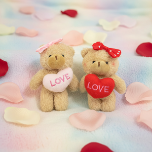 พวงกุญแจตุ๊กตาหมีเท็ดดี้ขนาด 15 ซม. ขายส่ง ตุ๊กตาหมีเท็ดดี้ขนาดเล็ก ของขวัญวาเลนไทน์ อุปกรณ์ตกแต่งช่อดอกไม้ DIY ของเล่นตุ๊กตาหมีสำหรับเครื่องคีบตุ๊กตา - Product Image 5