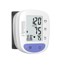 Tensiomètre numérique électrique de bras et de poignet certifié CE, haute qualité, automatique, portable, 60 mémoires, méthode oscillométrique