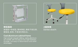 Economic <strong>dental</strong> <strong>chair</strong> yellow <strong>high</strong> <strong>quality</strong> leather <strong>dental</strong> <strong>unit</strong> - Product Image 5