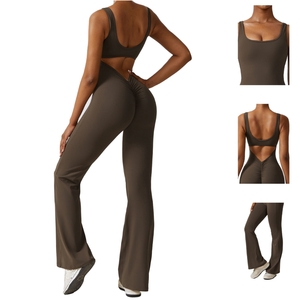 Body Deportivo de Secado Rápido Estilo Europeo Americano, Ropa de Yoga Ajustada con Efecto Levanta Glúteos y Control Abdominal - Product Image 2