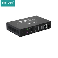 Encodeur-Décodeur Vidéo HD 4K 30Hz Professionnel, Prise en Charge de Toutes les Principales Plateformes de Diffusion en Direct, Effet d'Overlay