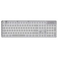 Clavier à membrane L1 entièrement métallique, sans fil, silencieux, rétroéclairé, filaire, pour PC portable