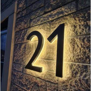 Sinon impermeable montaje en pared inteligente Dnd Mur Placa de puerta Hotel puerta número placa puerta placas para Hotel - Product Image 5